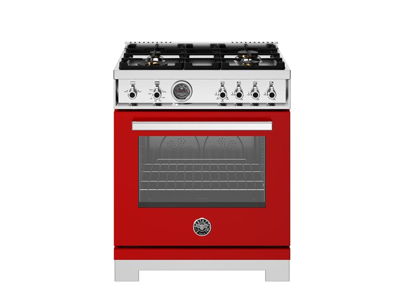 Bertazzoni Bertazzoni Pro Series 30" All Gas Range w 4 Brass Burners - Culinary Kitchen OKC