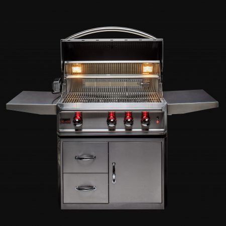 Blaze Blaze Professional LUX 34" 3 Burner Built-In Gas Grill w Rear Infrared Burner - Culinary Kitchen OKC