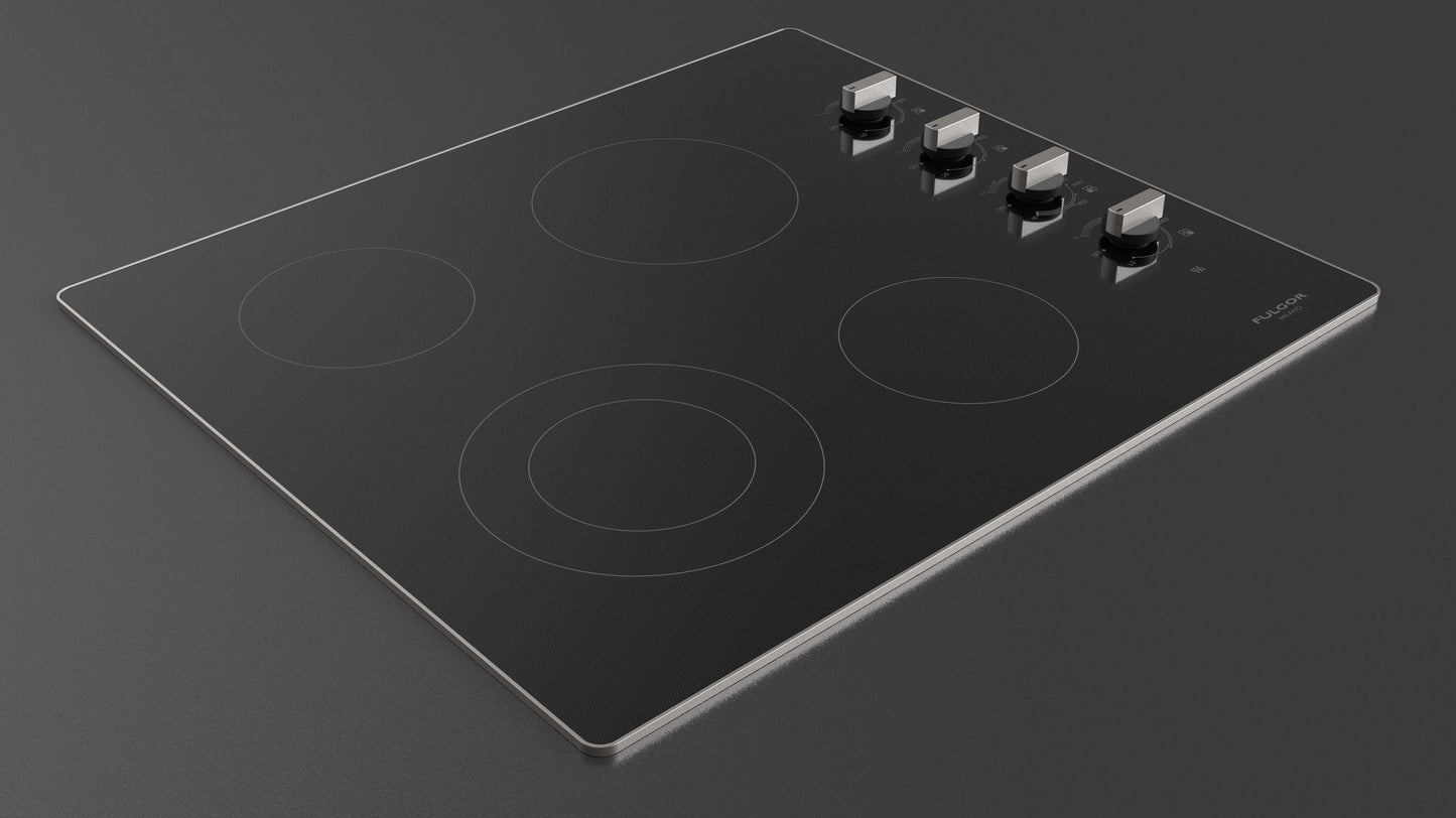 Fulgor Milano Fulgor Milano 24" Radiant Cooktop w Knobs - Culinary Kitchen OKC