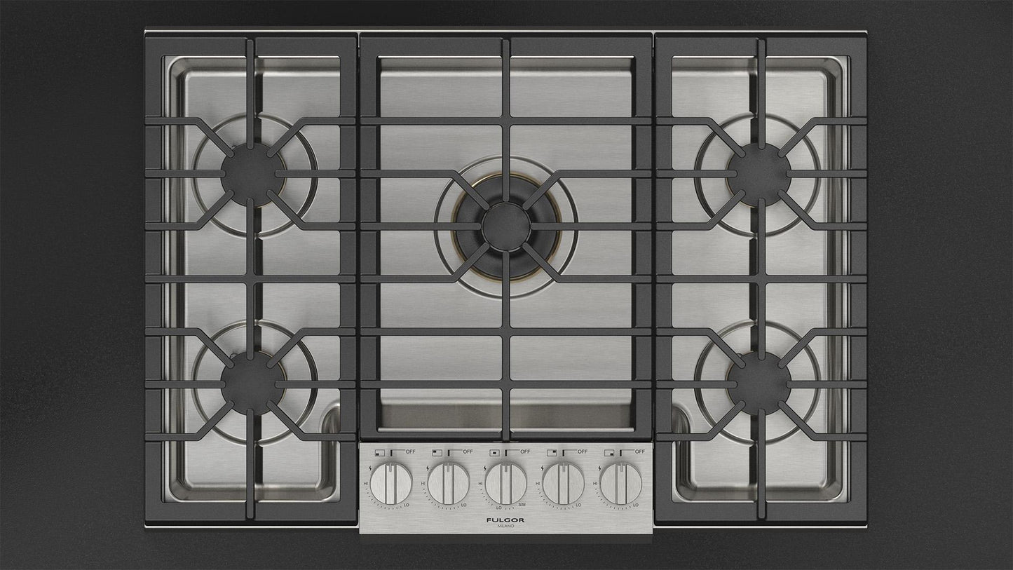 Fulgor Milano Fulgor Milano 30" Pro Gas Cooktop - Culinary Kitchen OKC