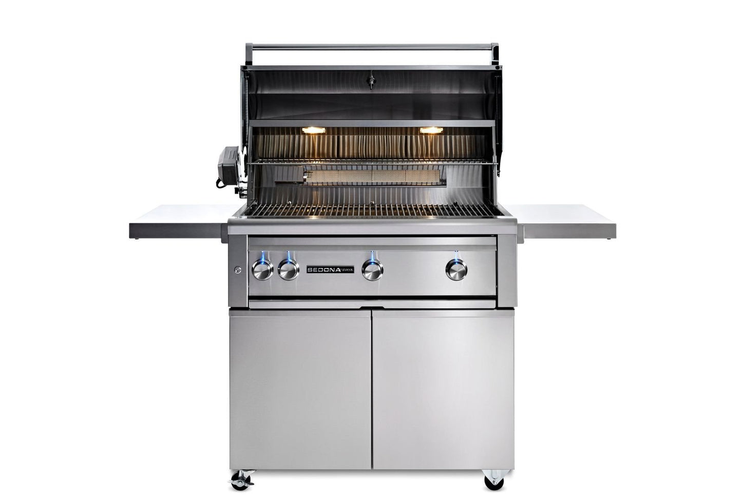 Lynx Lynx 36" Sedona Freestanding Grill and Cart w 1 Infrared Burner and 2 Stainless Steel Burners w Rotisserie - Culinary Kitchen OKC