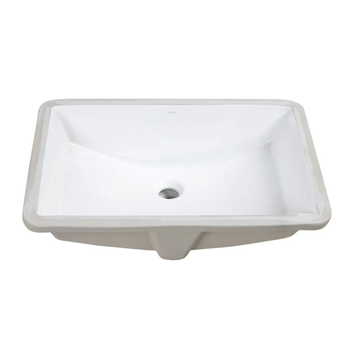 Ruvati Ruvati Krona Vanity Sink White Porcelain - Culinary Kitchen OKC
