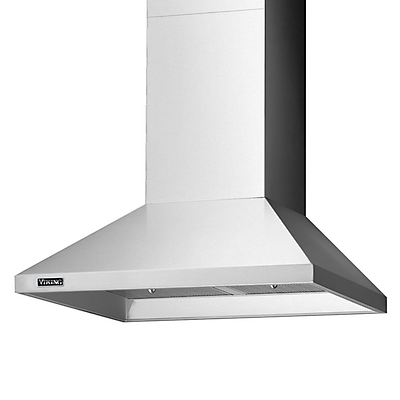 Viking 36" Wide Chimney Wall Hood + Ventilator