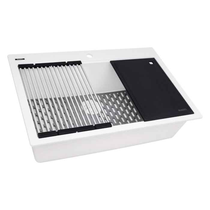 Ruvati Ruvati epiStage 33" Granite Composite Quarts Kitchen Sink - Culinary Kitchen OKC