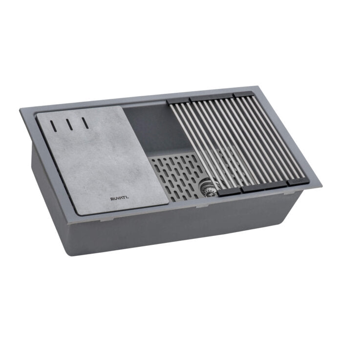 Ruvati Ruvati epiStage 33" Granite Composite Undermount Kitchen Sink - Culinary Kitchen OKC