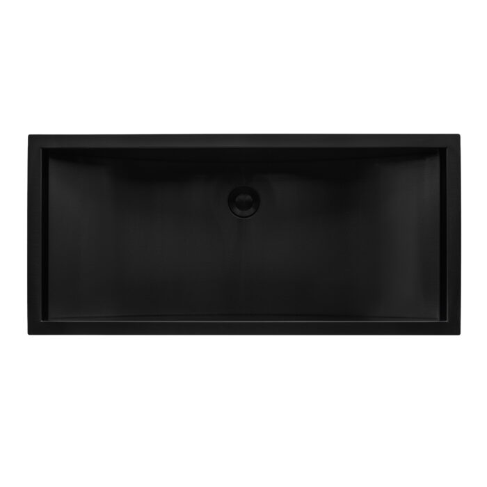 Ruvati Ruvati Ariaso Gunmetal Black Bathroom Sink - Culinary Kitchen OKC