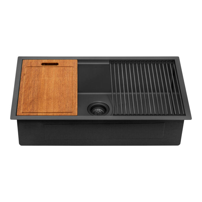 Ruvati Ruvati Giana Undermount Gunmetal Black Kitchen Sink - Culinary Kitchen OKC