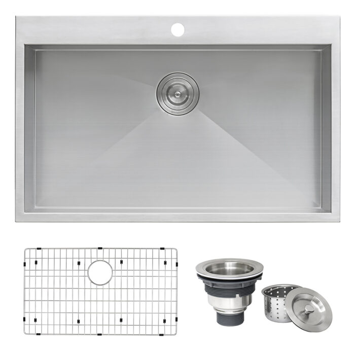 Ruvati Ruvati Tirana Topmount Stainless Steel Kitchen Sink - Culinary Kitchen OKC