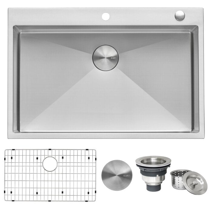 Ruvati Ruvati Tirana Pro Topmount Kitchen Sink - Culinary Kitchen OKC