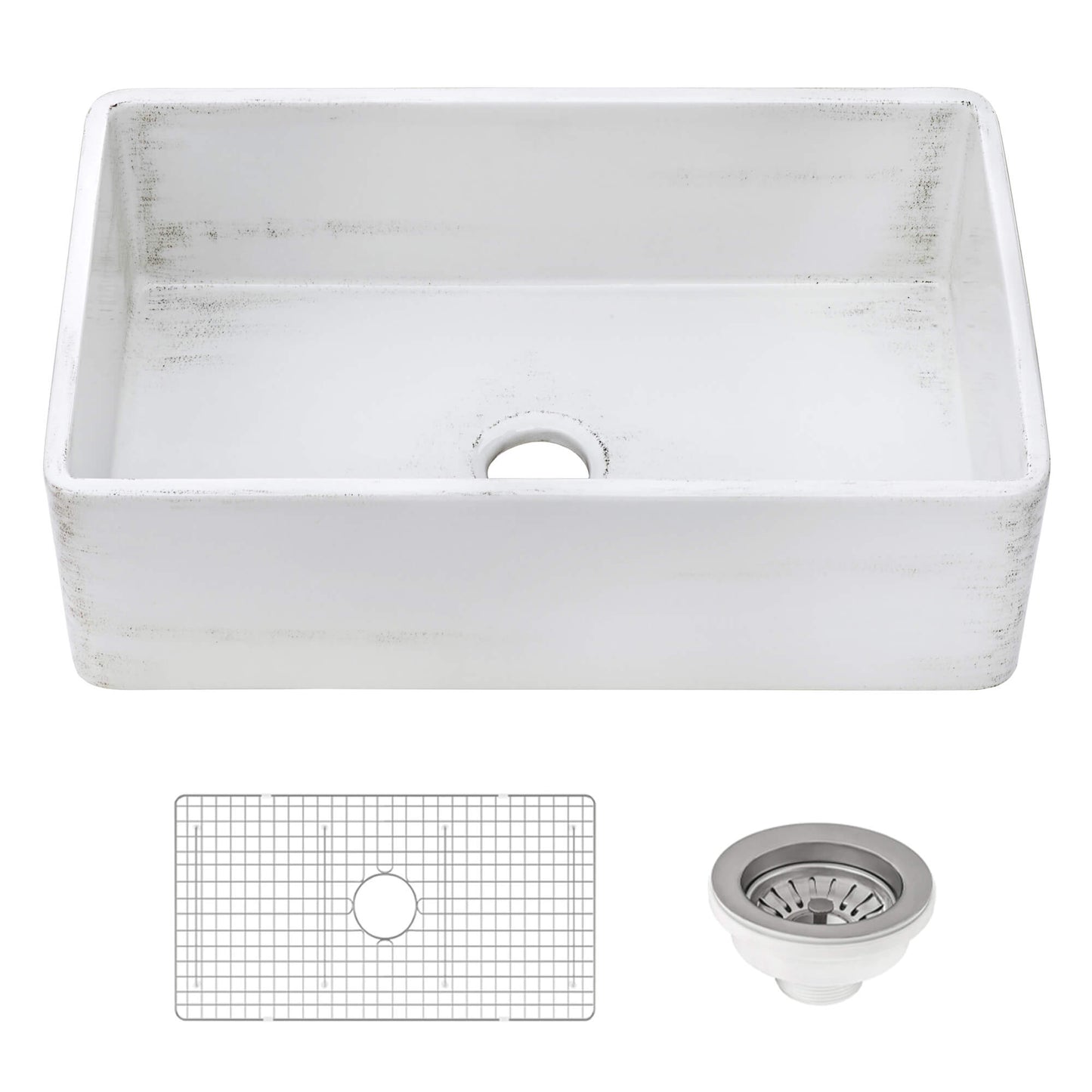 Ruvati Ruvati Fiamma 33" x 20" Farmhouse Apron-Font Kitchen Sink - Culinary Kitchen OKC