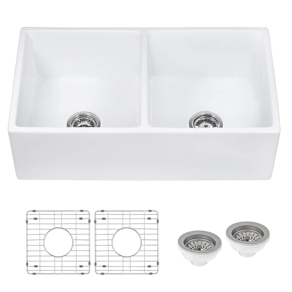 Ruvati Ruvati Fiamma 33" x 18" Farmhouse Apron Front Kitchen Sink - Culinary Kitchen OKC