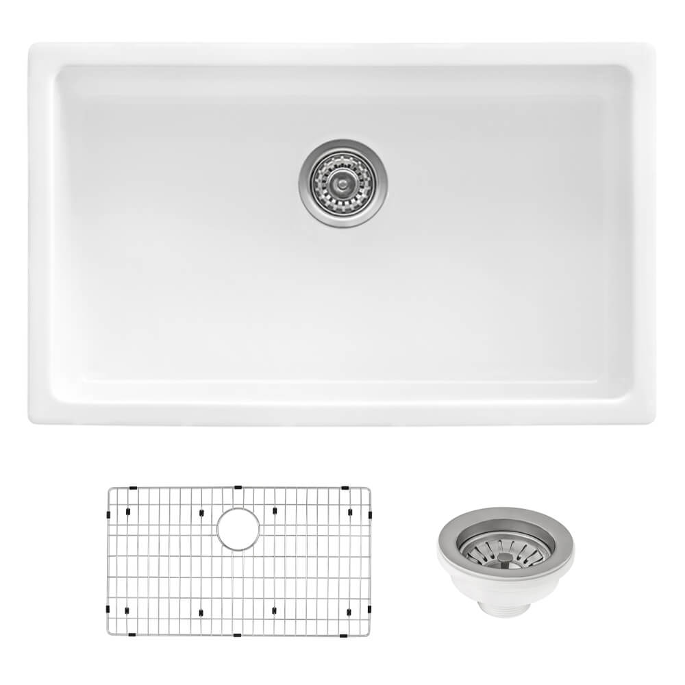Ruvati Ruvati Fiamma Kitchen Sink White - Culinary Kitchen OKC