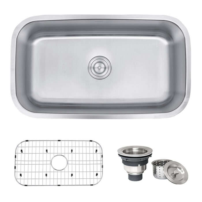 Ruvati Ruvati Parmi Undermount Stainless Steel Kitchen Sink - Culinary Kitchen OKC