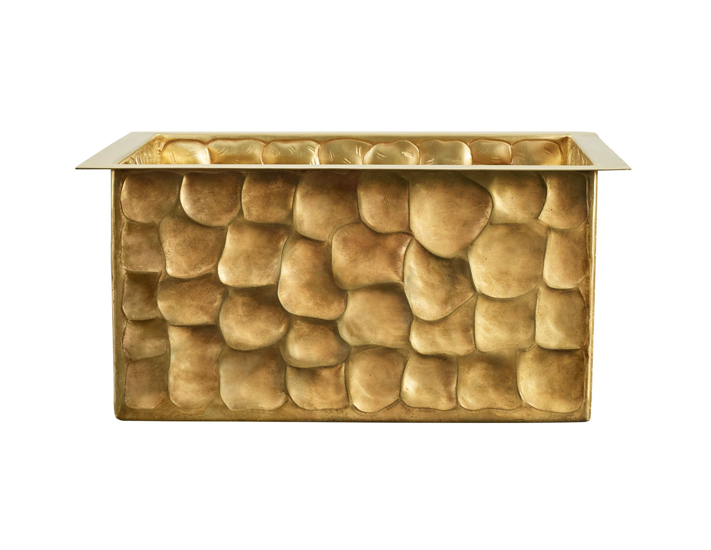 Thompson Traders Thompson Traders Rivera Tortuga Satin Brass Kitchen Sink - Culinary Kitchen OKC