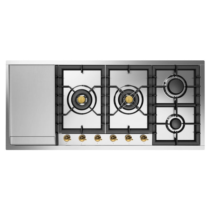 Ilve Ilve Nostalgie II 48" Cooktop w Griddle - Culinary Kitchen OKC