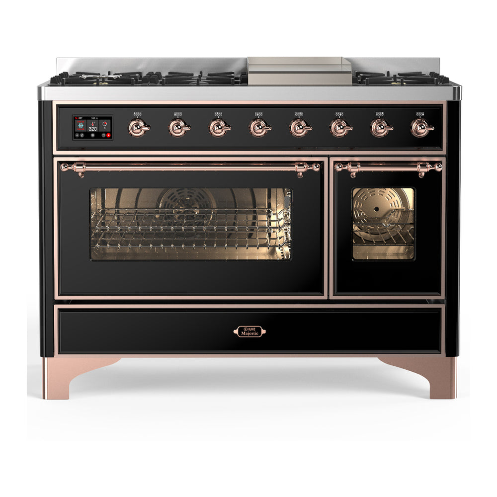 Ilve Ilve Majestic III 48" Dual Fuel Glass Door - Culinary Kitchen OKC