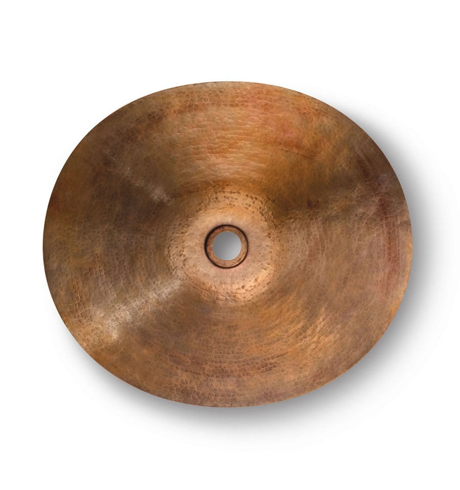 Thompson Traders Thompson Traders Puebla Antique Satin Gold Bathroom Sink - Culinary Kitchen OKC