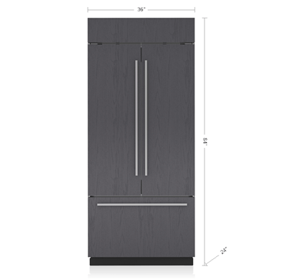 Sub-Zero 36" Classic French Door Refrigerator/Freezer - Panel Ready