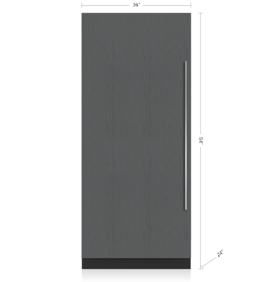 Sub-Zero 36" Designer Column Freezer with Ice Maker - Panel Ready
