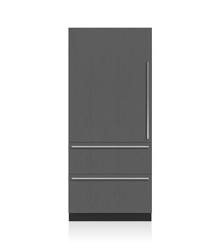 Sub-Zero 36" Designer Over-and-Under Refrigerator/Freezer with Ice Mak ...