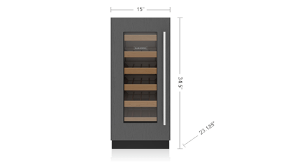 Sub-Zero 15" Designer Undercounter Wine Storage - Panel Ready