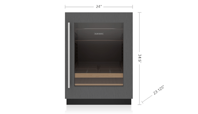 Sub-Zero 24" Designer Undercounter Beverage Center - Panel Ready