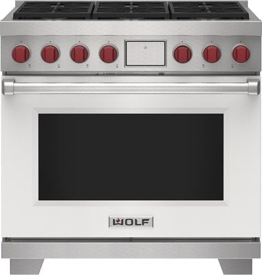 Wolf 36" Dual Fuel Range - 6 Burners