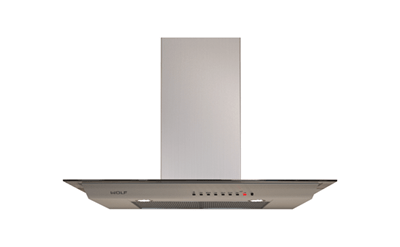 Wolf 36" Cooktop Wall Hood - Glass