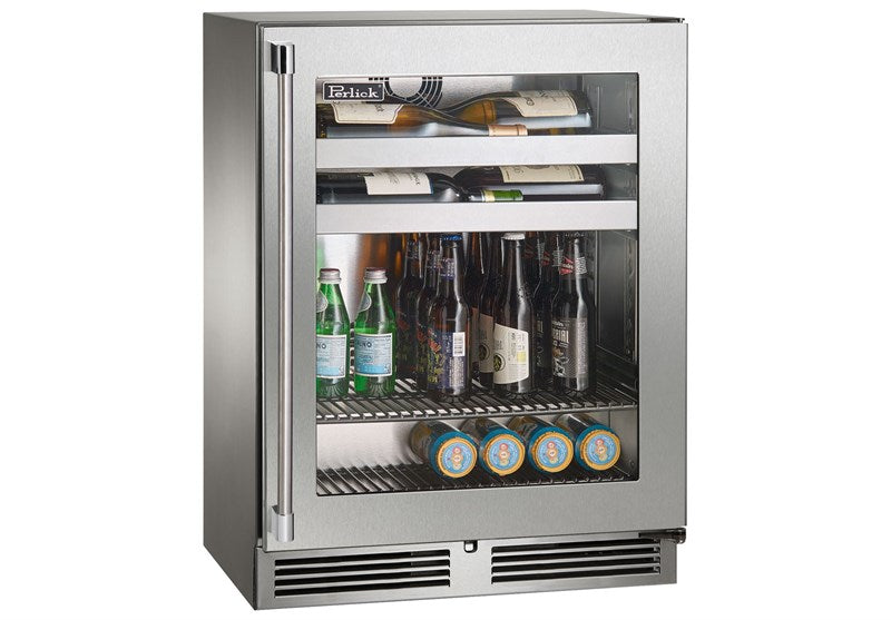 Perlick Perlick 24" Signature Series Shallow Depth Undercounter Beverage Center Marine & Coastal - Culinary Kitchen OKC