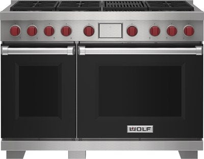 Wolf 48" Dual Fuel Range - 6 Burners and Infrared Charbroiler