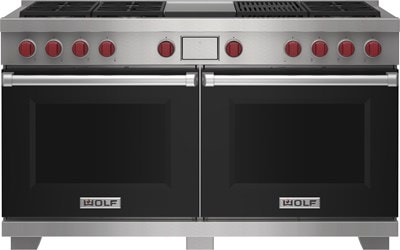 Wolf 60" Dual Fuel Range - 6 Burners, Infrared Charbroiler and Infrared Griddle
