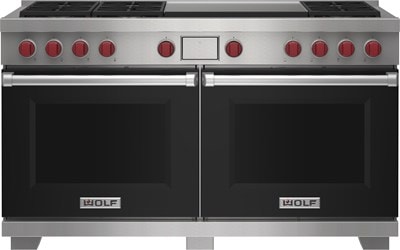 Wolf 60" Dual Fuel Range - 6 Burners and Infrared Dual Griddle