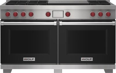 Wolf 60" Dual Fuel Range - 6 Burners and French Top