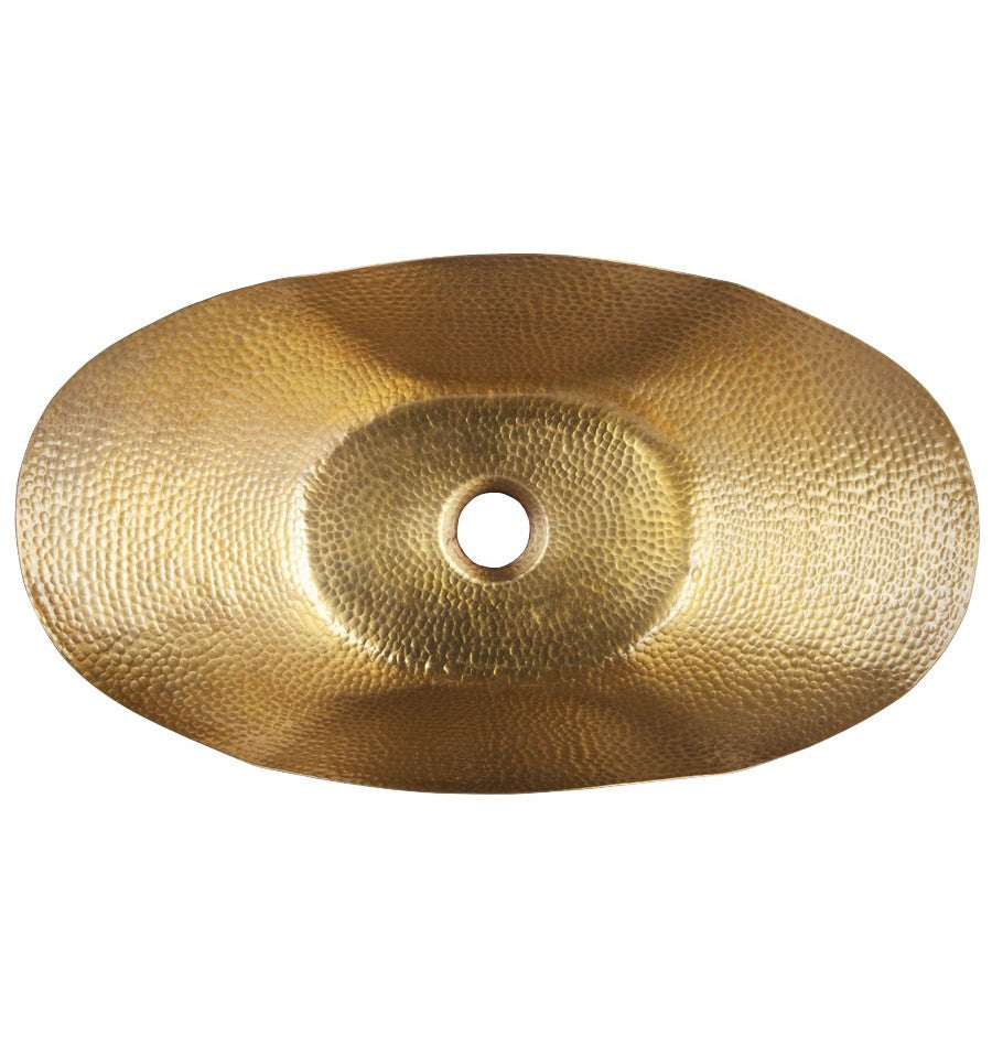 Thompson Traders Thompson Traders Cordoba Antique Satin Gold Bathroom Sink - Culinary Kitchen OKC