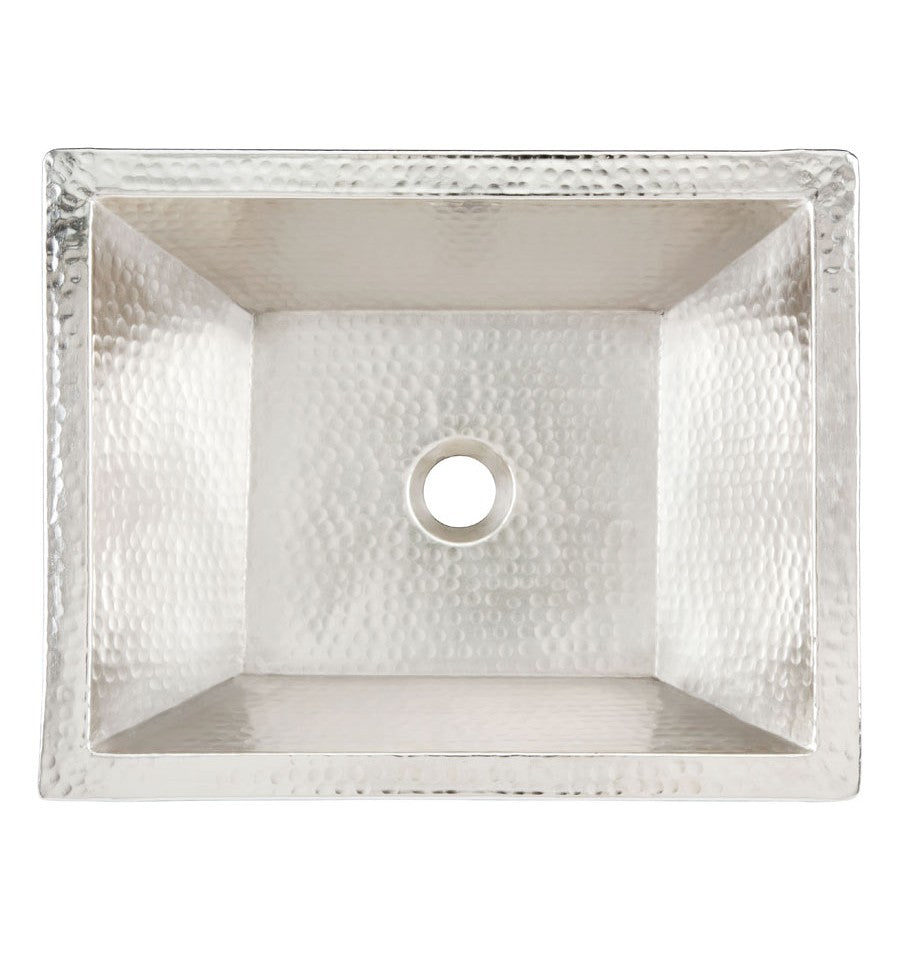 Thompson Traders Tonala Hammered Nickel Bathroom Sink