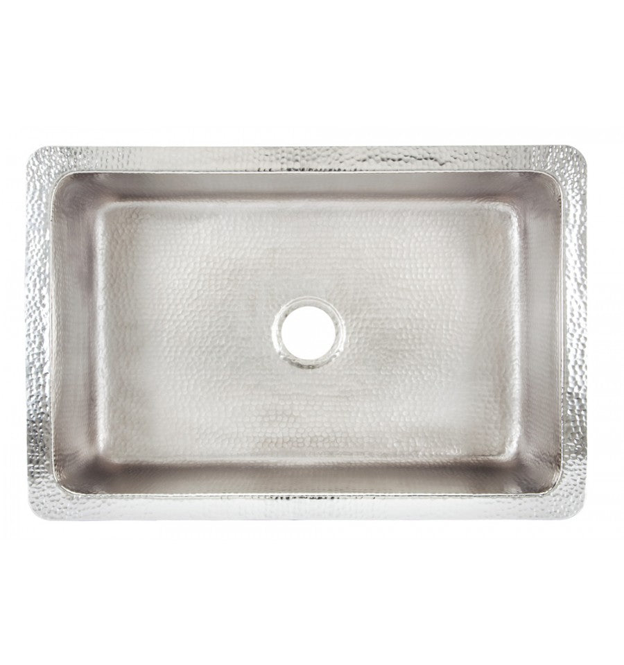 Thompson Traders Thompson Traders Quiroga Hammered Stainless Steel Kitchen Sink - Culinary Kitchen OKC