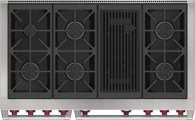 Wolf 48" Dual Fuel Range - 6 Burners and Infrared Charbroiler