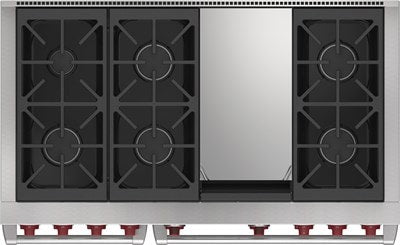 Wolf 48" Dual Fuel Range - 6 Burners and Infrared Griddle