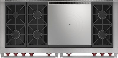 Wolf 60" Dual Fuel Range - 6 Burners and French Top