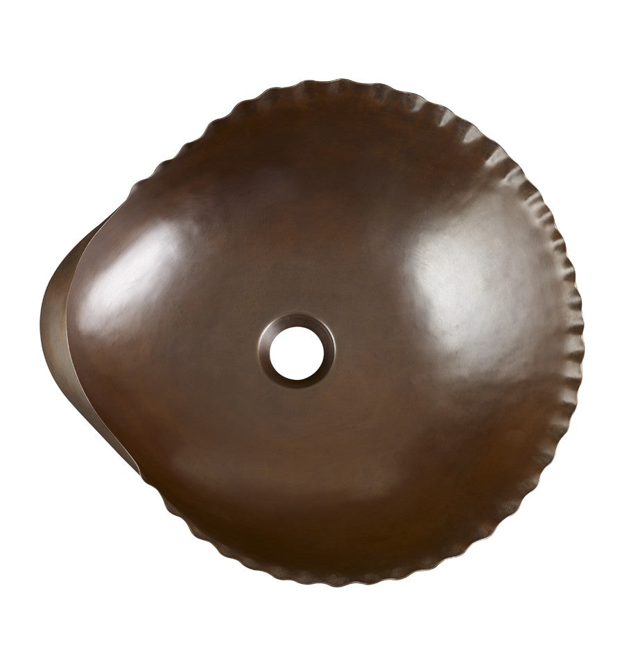 Thompson Traders Villamar Aged Copper Bathroom Sink