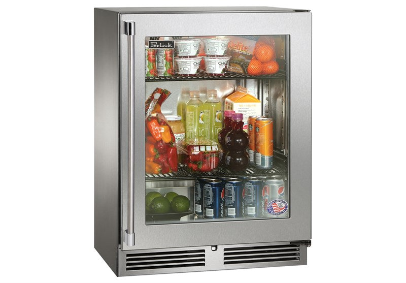 Perlick Perlick 24" Signature Series Shallow Depth Undercounter Fridge Indoor - Culinary Kitchen OKC