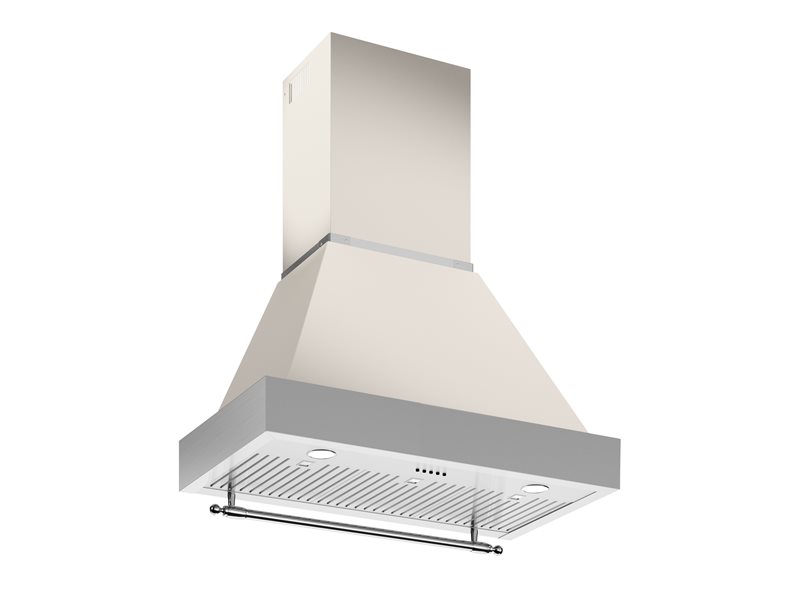 Bertazzoni Bertazzoni Heritage Series 36" Wall Mounted Canopy and Base Hood 1 Motor 600 CFM - Culinary Kitchen OKC
