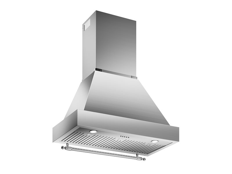 Bertazzoni Bertazzoni Heritage Series 36" Wall Mounted Canopy and Base Hood 1 Motor 600 CFM - Culinary Kitchen OKC