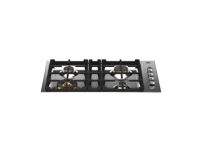 Bertazzoni Bertazzoni Pro Series 30" Drop-In Gas Cooktop w 4 Brass Burners - Culinary Kitchen OKC