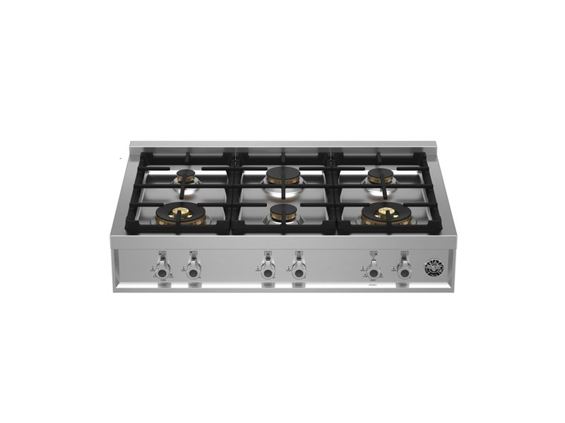 Bertazzoni Bertazzoni Pro Series 36" Gas Rangetop 6 Brass Burners - Culinary Kitchen OKC