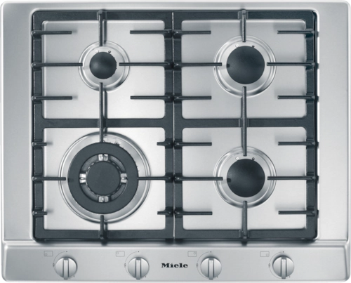 KM 2012 G 24" Gas Cooktop Stainless Steel