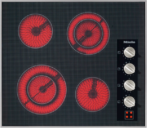 Miele KM 5621 240V — 24" Electric Cooktop (240V)