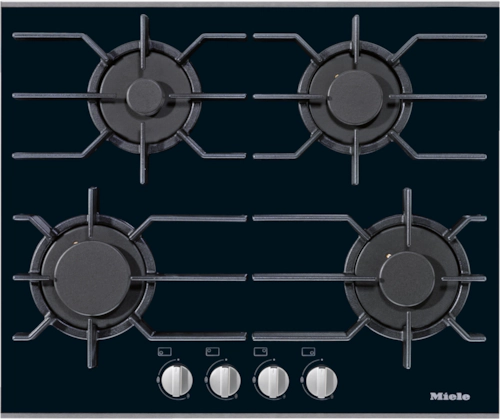 KM 3010 G 24" Gas on Glass Cooktop Stainless Steel