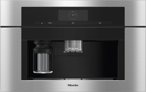 Miele CVA 7775 Clean Touch Steel — Built-In Coffee System (Plumbed, ContourLine)