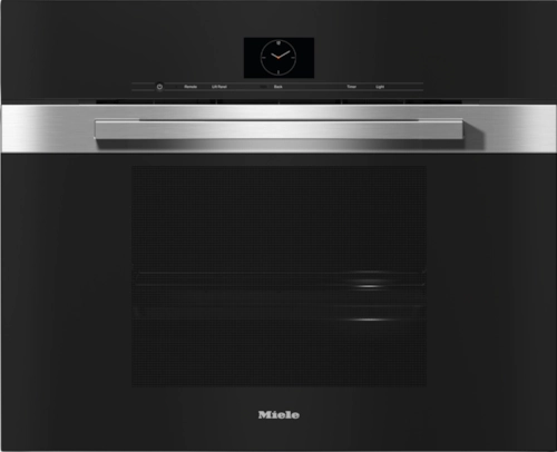 Miele DGC 7685 Clean Touch Steel — 30" Combi-Steam Oven (XXL, Plumbed)